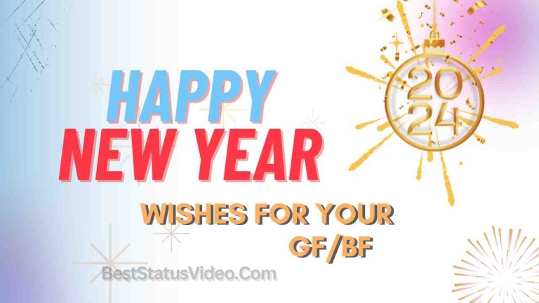 Happy New Year 2024 Wishes for Your GF/BF